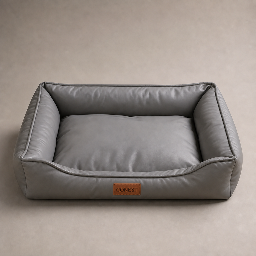 Leather Box Bed